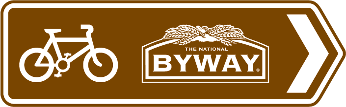 The National Byway directional sign