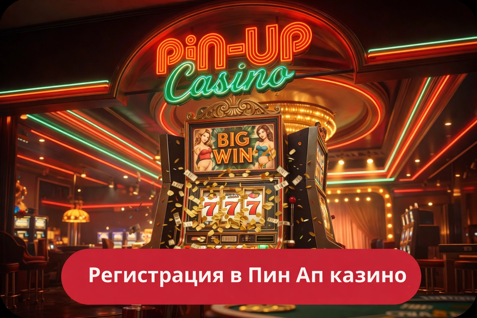 Регистрация в Пин Ап казино